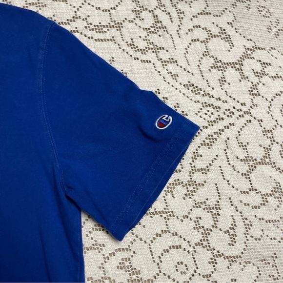 Blue champion short sleeve tee shirt size medium - Picture 4 of 4